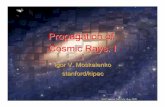 Propagation of Cosmic Rays. I · PDF fileIgor V. Moskalenko stanford/kipac Propagation of Cosmic Rays. I SLAC Summer Institute /Aug. 2008