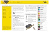 Mortice Locks Index M18 - 19 M17 M14 - 16 M13 M12 M6 - 11 · PDF fileM12 M13 M14 - 16 M17 M17 M18 - 19 The Yale name has been synonymous with mortice ... 3020 Deadlock 3000 Sashlock