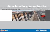 according to EN 1504-6 European standards and ETA ... · PDF fileC.P. MK 685430 (GB) 11/12 Anchoring products Anchoring products according to EN 1504-6 European standards and ETA (European