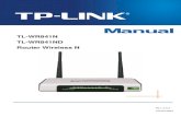TL-WR841N TL-WR841ND Router Wireless N - r-c.ro · PDF fileTP-LINK TECHNOLOGIES CO., LTD TP-LINK TECHNOLOGIES CO., LTD. South Building, No.5 Keyuan Road, Central Zone, Science & Technology
