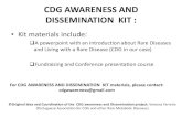 CDG AWARENESS AND DISSEMINATION KIT - · PDF fileFor CDG AWARENESS AND DISSEMINATION KIT ... ©Original Idea and Coordination of the CDG awareness and Dissemination ... Síndrome de