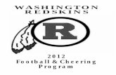 WASHINGTON REDSKINS 2012 Football & Cheering …wrafootball.homestead.com/49758_-_2012_Redskins_Program.pdf · washington redskins association president: ... shannon mclaughlin,head