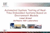 Automated System Testing of Real- Time Embedded …crest.cs.ucl.ac.uk/cow/17/slides/COW17_Briand.pdf · References • Z. Iqbal et. al, Automated System Testing of Real-Time Embedded