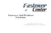 Fasteners And Products Cataloguefastenercenter.com/images/FC_Catalogue.pdf · Fasteners And Products Catalogue ... Metric Bolts Sizes. ... •U Bolts •J Bolts •Hook Bolts •Anchor