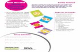 Nutrition Facts Family Handouts - FDA - Food and · PDF fileAny time is a good time to talk about nutrition and healthy eating. More and more kids are spending time alone after school