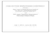 SJTA COLLECTIVE BARGAINING CONTRACT · PDF fileCOLLECTIVE BARGAINING CONTRACT ... 25 4.5 Member Exchange ... 1.03 Savings Clause If any provision of this contract should be held invalid