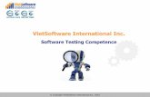 VietSoftware International Inc. · PDF file© Copyright VietSoftware International Inc., 2016 s ... Performance testing tool*: Jmeter| Load Runner ... Automated testing services