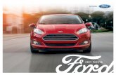 2017 Ford Fiesta Brochure - · PDF fileChrome surround accenting the Piano Black-painted lower grille. ... Titanium leather-trimmed interior in Charcoal Black with available equipment