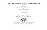 Dynamics and Control of Distillation using - ethesisethesis.nitrkl.ac.in/2538/1/Vishal_Kaushik_.pdf · Dynamics and Control of Distillation using Aspen ... Steady state simulations