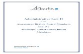 Administrative Law II Course Manual - Alberta Law II Manual 2013... · MODULE 1 ... Case Arguments ... The Administrative Law II course consists of four modules. Module 1 – Conduct