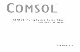COMSOL - lost-  home page · PDF filean explanation in the same paragraph or in the Glossary. The names of books in the COMSOL documentation set also appear using an italic font
