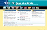 Area of a Circle - Everyday Math · PDF filethe area of a circle. ... use to find the circumference of the circle. b. The circumference of the circle is about centimeters. 4