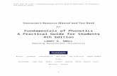testbankcollege.eutestbankcollege.eu/...Fundamentals-of-Phonetics-4th-Edi…  · Web viewInstructor’s Resource Manual and Test Bank. for. Fundamentals of Phonetics. A Practical