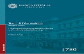Temi di Discussione - Banca d' · PDF fileThe purpose of the Temi di discussione series is to promote the circulation of working papers prepared within the Bank of Italy or presented