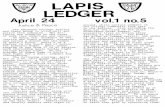LAPIS LEDGER - Emmanuel Librarylibrary.emmanuel.edu/archive/sites/default/files/19810424o.pdf · many Emma students were busy mak ... Goldrick, who spoke with ... LAPIS LEDGER is