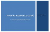 Phonics Resource Guide - Mifflin County School · PDF fileThe Phonics Resource Guide is based upon the Quick Phonics Screener. ... Treasures Grade 1 “A Mat for Pam” Short a p.