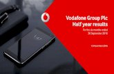Vodafone Group Plc Half year results · PDF fileVodafone Group Plc Half year results ... (Q1 +6.6%) excluding one-off from reclassification of CPE revenue from non-service revenue