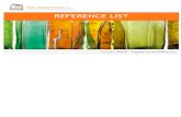 REFERENCE LIST - · PDF fileREFERENCE LIST REFERENCE LIST ... - Labelling machine ROLL-LINE, RL-9 - Blowing machine - Automatic CIP station - Wrapping machine BS2A ... • SIPA S.p.A