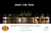 Smart City Kota Proposal -   · PDF fileRooftop Solar Panels ... Financing – TOTAL COST OF INR 1,500 cr ... SBM, Digital India, Solar City, DOIT • ULB level Funds