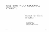 Typical Tax issues in NBFCs - wirc-icai.org · PDF fileTypical Tax issues in NBFCs 28 January 2013 1 ... Lafarge India Holding Pvt Ltd. 19 ... which deduction can be claimed by NBFC