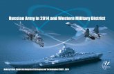 Russian Army in 2014 and Western Military District - · PDF fileRussian Army in 2014 and Western Military District ... Active units account 2800 tanks, 7500 AIFV, 5500 pieces of artillery,