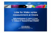 Lidar for Wake vortex measurement at Onera - DLR · PDF fileLidar for Wake vortex measurement at Onera Agnès Dolfi-Bouteyre , B. Augère, G. Canat, N. Cézard, A. Durécu, D. Goular,