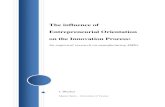 The influence of Entrepreneurial Orientation on the ...essay.utwente.nl/62873/1/Scriptie_Ian_Bleeker.pdf · iii Title The influence of Entrepreneurial Orientation on the Innovation