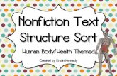 Nonfiction Text Structure Sort - Killeen, TX ??Nonfiction Text Structure Sort Directions Place each card under the proper heading based on its text structure. When you are finished,
