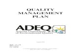 QUALITY MANAGEMENT PLAN - azdeq.gov · PDF file3 ARIZONA DEPARTMENT OF ENVIRONMENTAL QUALITY QUALITY MANAGEMENT PLAN Approval and Concurrences (Continued)
