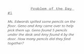 vusddocs.vacavilleusd.orgvusddocs.vacavilleusd.org/gateway/pacing/guides_elem/…  · Web viewProblem of the Day #1. Ms. Edwards spilled some pencils on the floor. Geno and Amy came