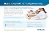 A new online learning resource for technical professionals ... · PDF fileA new online learning resource for technical professionals IEEE English for ... skills when speaking, reading,