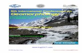 9th Internaional Conference on Geomorphology - IAG/ · PDF file9th Internaional Conference on Geomorphology VIGYAN ... Asma Mohamed Emirates Geographical Society UAE asma@ ... L. S.