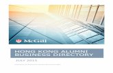 Hong kong alumni business directory - iModulesmcgill.imodules.com/s/1762/images/gid2/editor_documents/community/... · HONG KONG ALUMNI BUSINESS DIRECTORY ... What you will find in