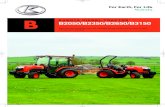 B B2050/B2350/B2650/B3150 KUBOTA DIESEL TRACTOR · PDF fileB KUBOTA DIESEL TRACTOR B2050/B2350/B2650/B3150 With the new integrated cab, the new B50 Series tractors bring more comfort