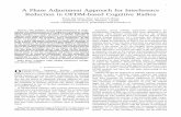 A Phase Adjustment Approach for Interference Reduction …pmitran/phase_align.pdf · A Phase Adjustment Approach for Interference Reduction in OFDM-based Cognitive Radios ... in cognitive