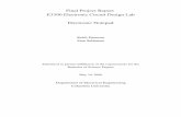 Final Project Report E3390 Electronic Circuit Design Lab ...dvallancourt/E3390_Projects/Electronic... · Final Project Report E3390 Electronic Circuit Design Lab Electronic Notepad