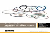 Parker O-Ring Material Offering Guide - Valley Seal reference guide.pdf · Parker O-Ring Material Offering Guide ORD 5712. Failure, improper selection or improper use of the products