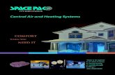 Central Air and Heating Systems - mesteksa.commesteksa.com/fileuploads/Literature/SpacePak/SpacePak/SHYD-2.pdf · Central Air and Heating Systems ... compressors for seamless operation.
