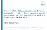 Review of the ISTA Accreditation System: evaluation of the ... · PDF fileReview of the ISTA Accreditation System: evaluation of the questionnaires completed by the laboratories and