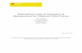 Estimating Costs of Operation & Maintenance for  · PDF file3 ESTIMATING COSTS OF OPERATION & MAINTENANCE FOR OFFSHORE WIND FARMS Tom Obdam, Luc Rademakers, Henk Braam and