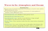 Waves in the Atmosphere and OceansWaves ... - …yu/class/ess228/lecture.6.adjustment.all.pdf · Waves in the Atmosphere and OceansWaves in the Atmosphere and Oceans Restoring Force