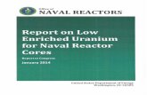 Office of NAVAL REACTORSfissilematerials.org/library/doe14.pdf · Office of NAVAL REACTORS ... Naval reactors must meet unique design criteria applicable to US Navy submarines and