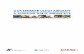 GOVERNMENT USE OF AIRCRAFT - NBAA · PDF fileFederal government use of aircraft by the executive branch is ... aircraft are essential to the U.S. military and provide a vital role