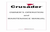 OWNER’S OPERATION and MAINTENANCE MANUAL - Crusader …crusaderengines.com/wp-content/uploads/2014/01/L510001-12.pdf · OWNER’S OPERATION and MAINTENANCE MANUAL A Division of.