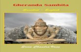 Gheranda Samhita -  · PDF fileGheranda Samhita Sanskrit - English Srisa Chandra Vasu. Created Date: 12/3/2008 1:15:20 PM