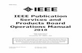 IEEE Publication Services and Products Board Operations · PDF file170728 IEEE PSPB Operations Manual, Amended 23 June 2017 1 IEEE PSPB Operations Manual Table of Contents INTRODUCTION