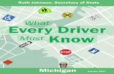 State of Michigan What Every Driver Must Know - · PDF fileResources This newest edition of What Every Driver Must Know is slimmed down from previous versions. Material that was not