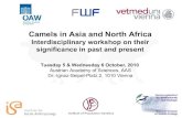 Camels in Asia and North Africa - Vetmeduni · PDF fileCamels in Asia and North Africa ... (Institute for Folk Music Research and Ethnomusicology, ... Camel Urine In Arab Heritage