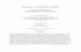 The Logic of Intra-Ethnic Conflict: Group Fragmentation in ... · PDF file1 The Logic of Intra-Ethnic Conflict: Group Fragmentation in the Shadow of State Power T. Camber Warren International