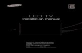LED TV - CNET  ??Thank you for purchasing Samsung product. To receive more service, please register your product at   ... LED TV Installation manual .